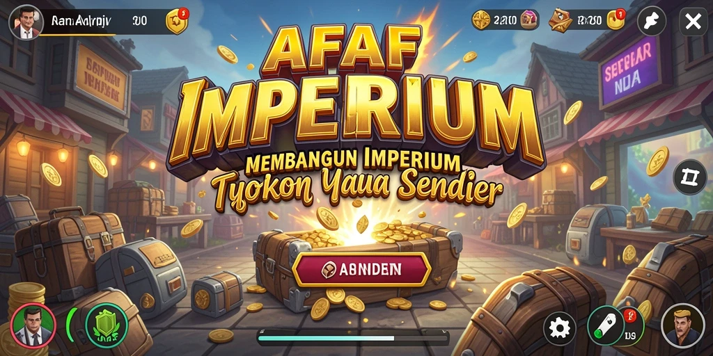 Gameplay AFAF menampilkan aksi membangun imperium Tycoon yang seru.