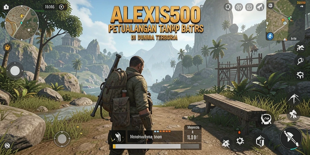 Tangkapan layar dari gameplay Open World ALEXIS500 yang menakjubkan.