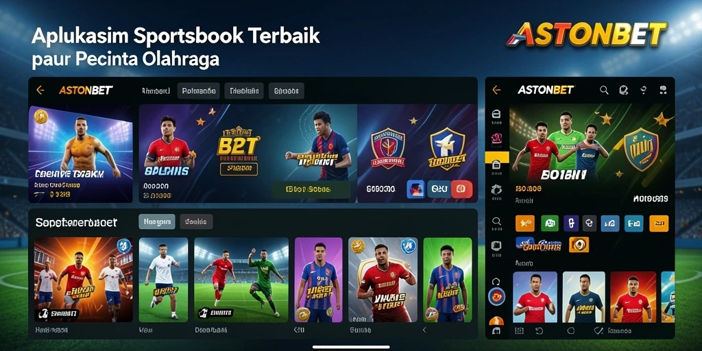 Screenshot gameplay Sportsbook ASTONBET dengan tampilan taruhan yang menarik.