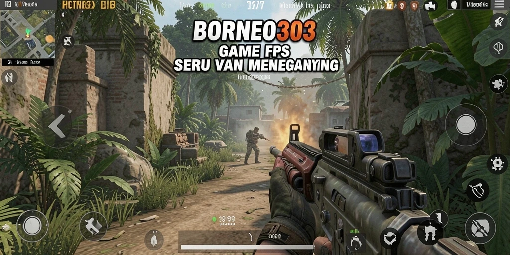Tangkapan layar dari gameplay mendebarkan dalam BORNEO303.