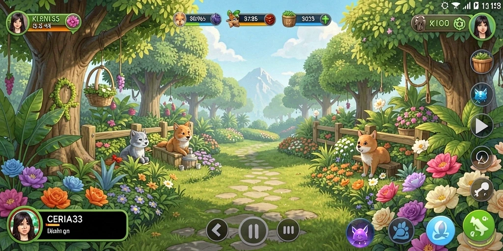 Tangkap momen seru dalam gameplay Farming CERIA33 yang penuh warna.