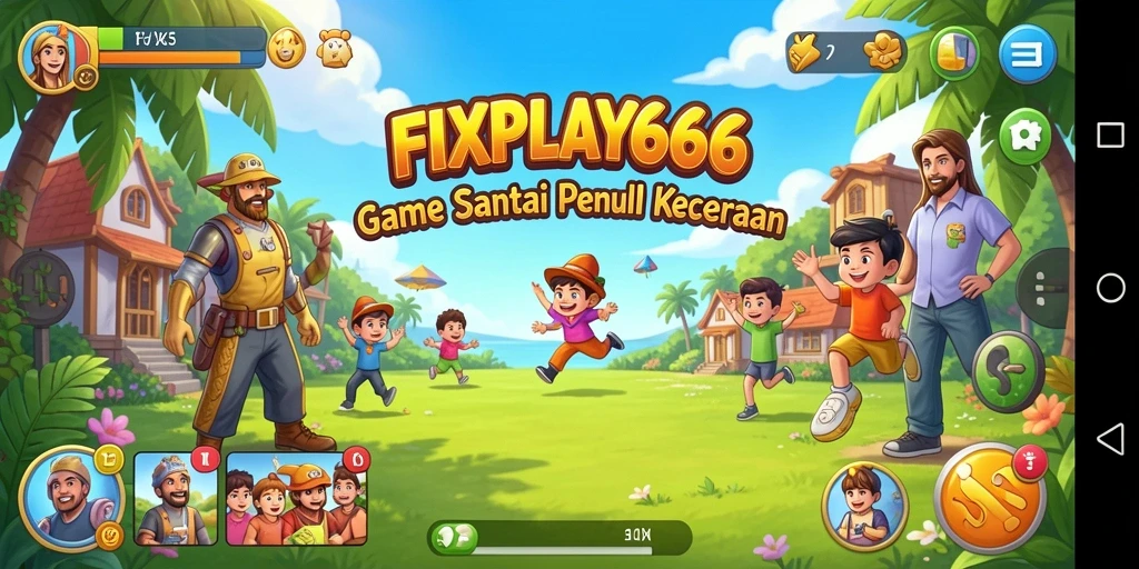 Tampilan gameplay <strong>FIXPLAY666</strong> yang cerah dan menarik.