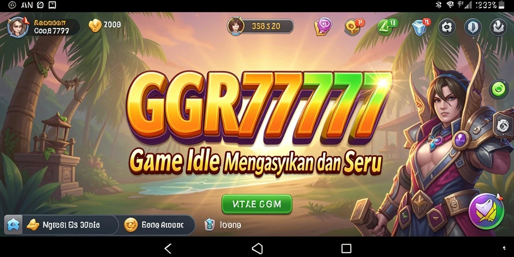 Screenshot utama GGR7777 menampilkan gameplay Idle yang menarik.