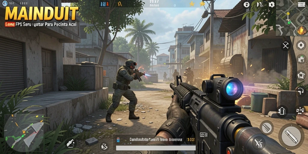 Tampilan menarik dari gameplay menegangkan MAINDUIT.