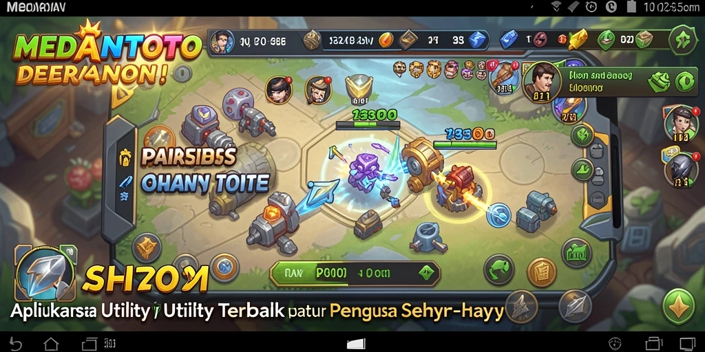 Tampilan utama MEDANTOTO dengan berbagai fitur Utility yang membantu.