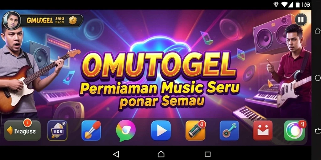 Tampilan menarik dari gameplay OMUTOGEL yang penuh warna.