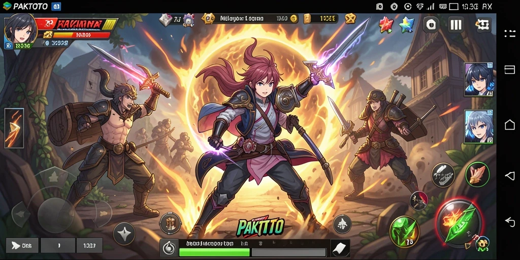 Tangkapan layar PAKTOTO menampilkan aksi menegangkan dalam dunia Anime.