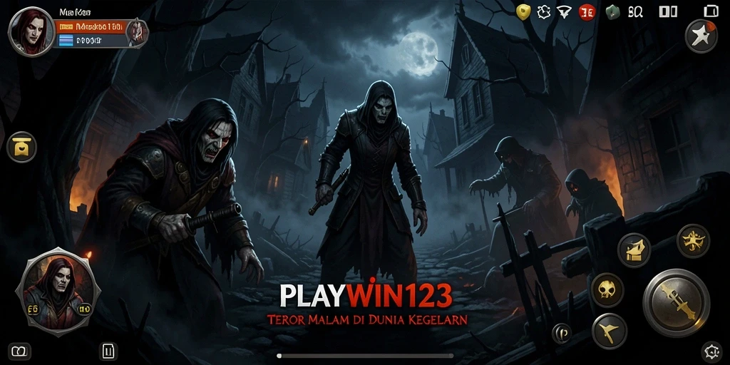 Gameplay menegangkan di dunia gelap penuh teror.