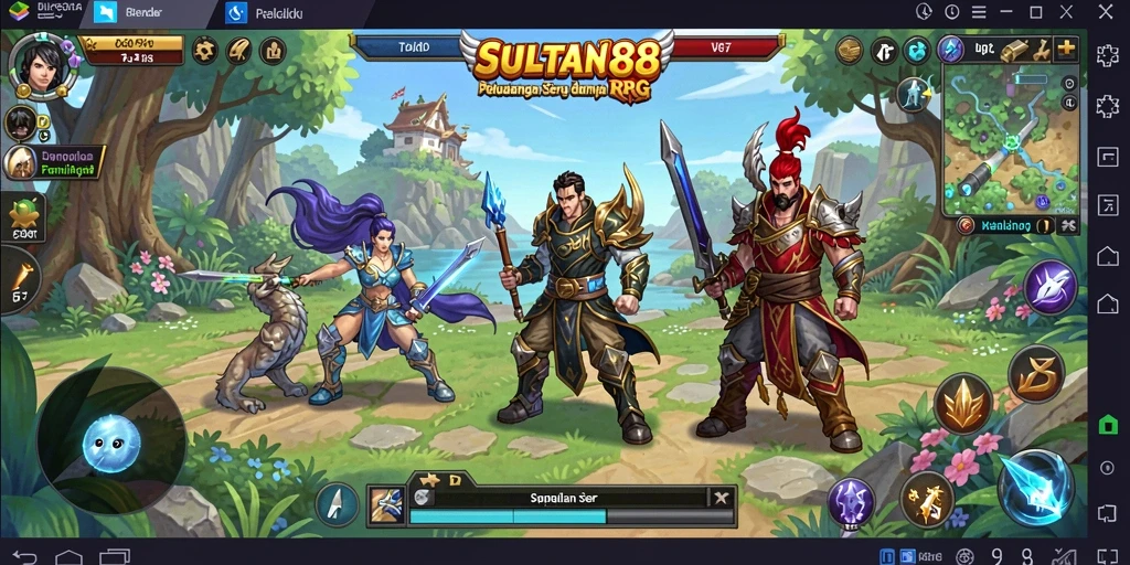 Tampilan epik dari gameplay SULTAN88 yang menarik.