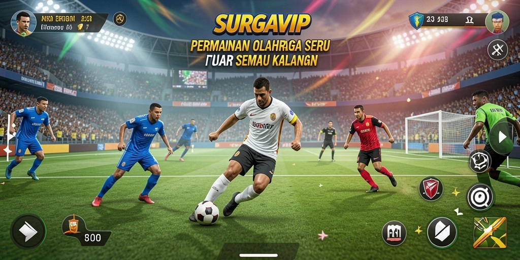 Tampilan seru dari gameplay SURGAVIP yang menarik dan penuh aksi.