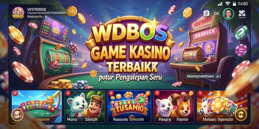 Tampilan gameplay seru dalam aplikasi WDBOS Kasino.