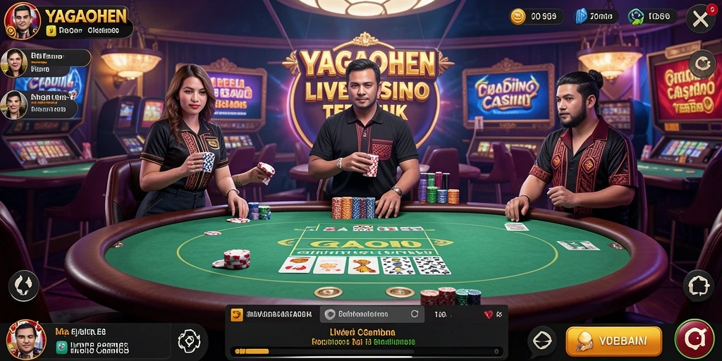 Gameplay menarik YAGAOHEN dalam suasana Live Casino.